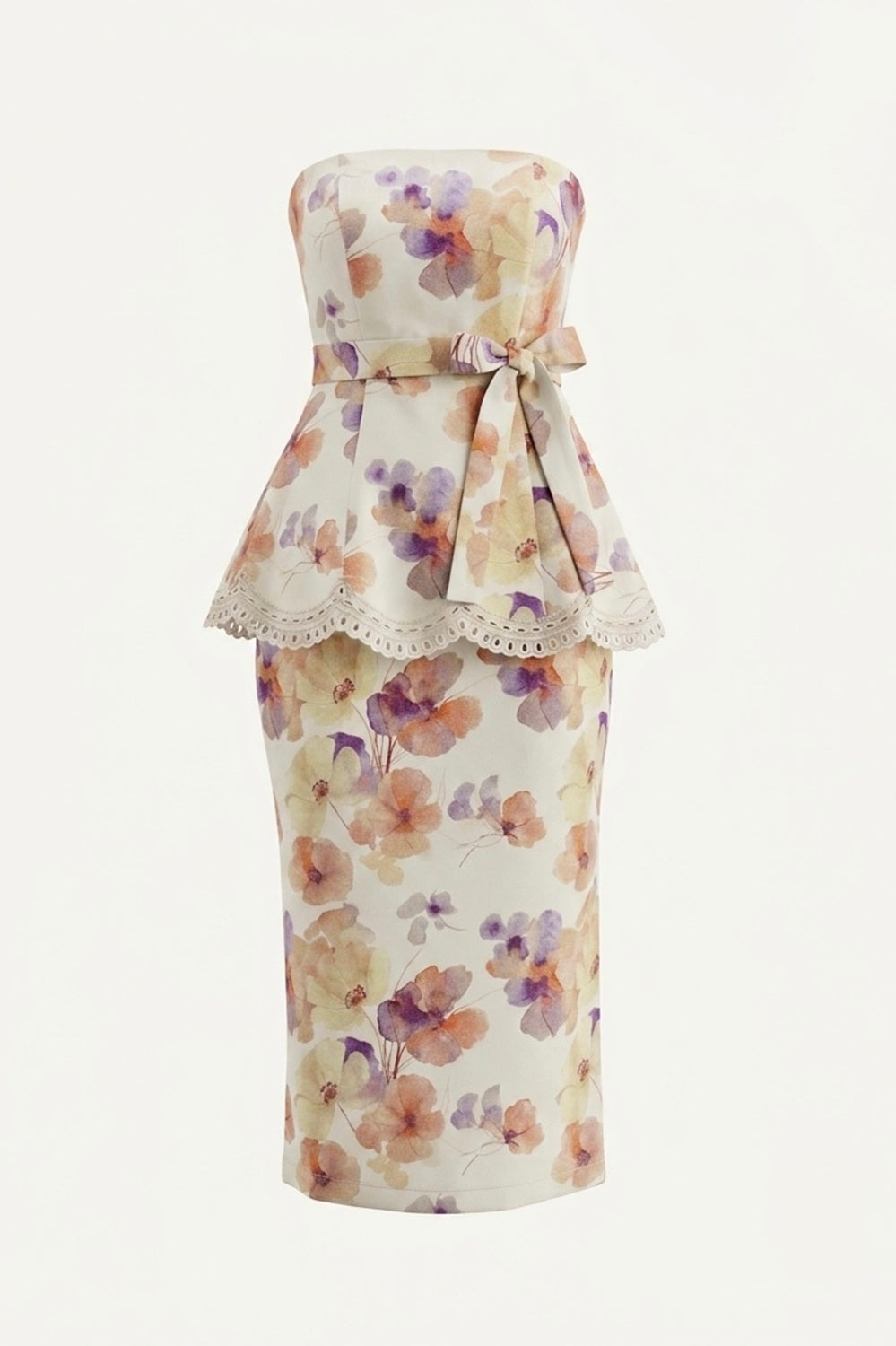 CAPRI TUBE BLOUSE AND MIDI SKIRT