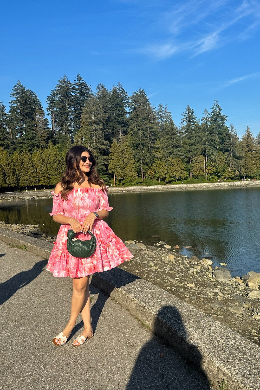 KHUSHNAZ TURNER IN OUR STELLA SHORT DRESS