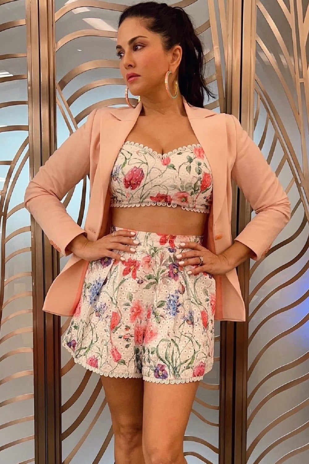SUNNY LEONE IN OUR ZINNIA SHORTS