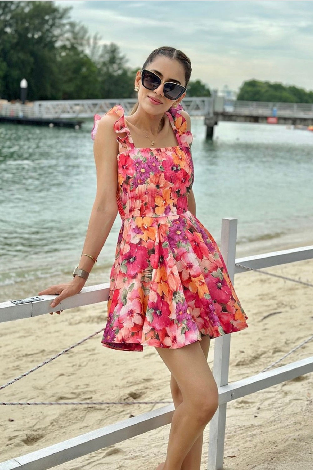 SMRITI KHANNA IN OUR KHLOE MINI DRESS