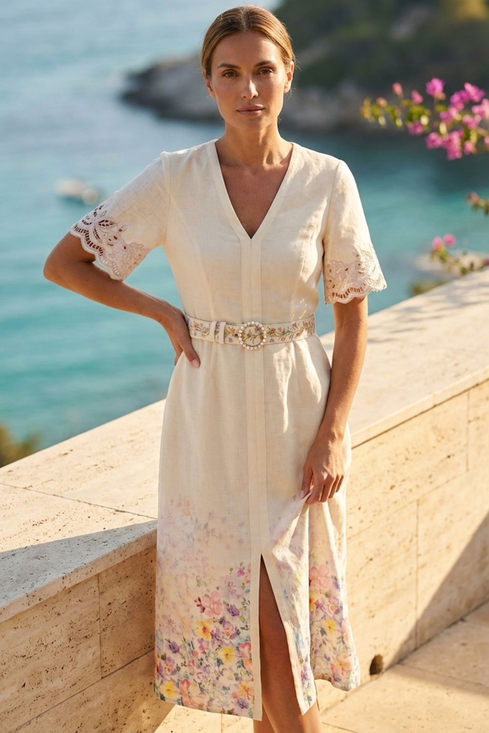 petra midi dress JBQ Petra Maxi Dress in Orange