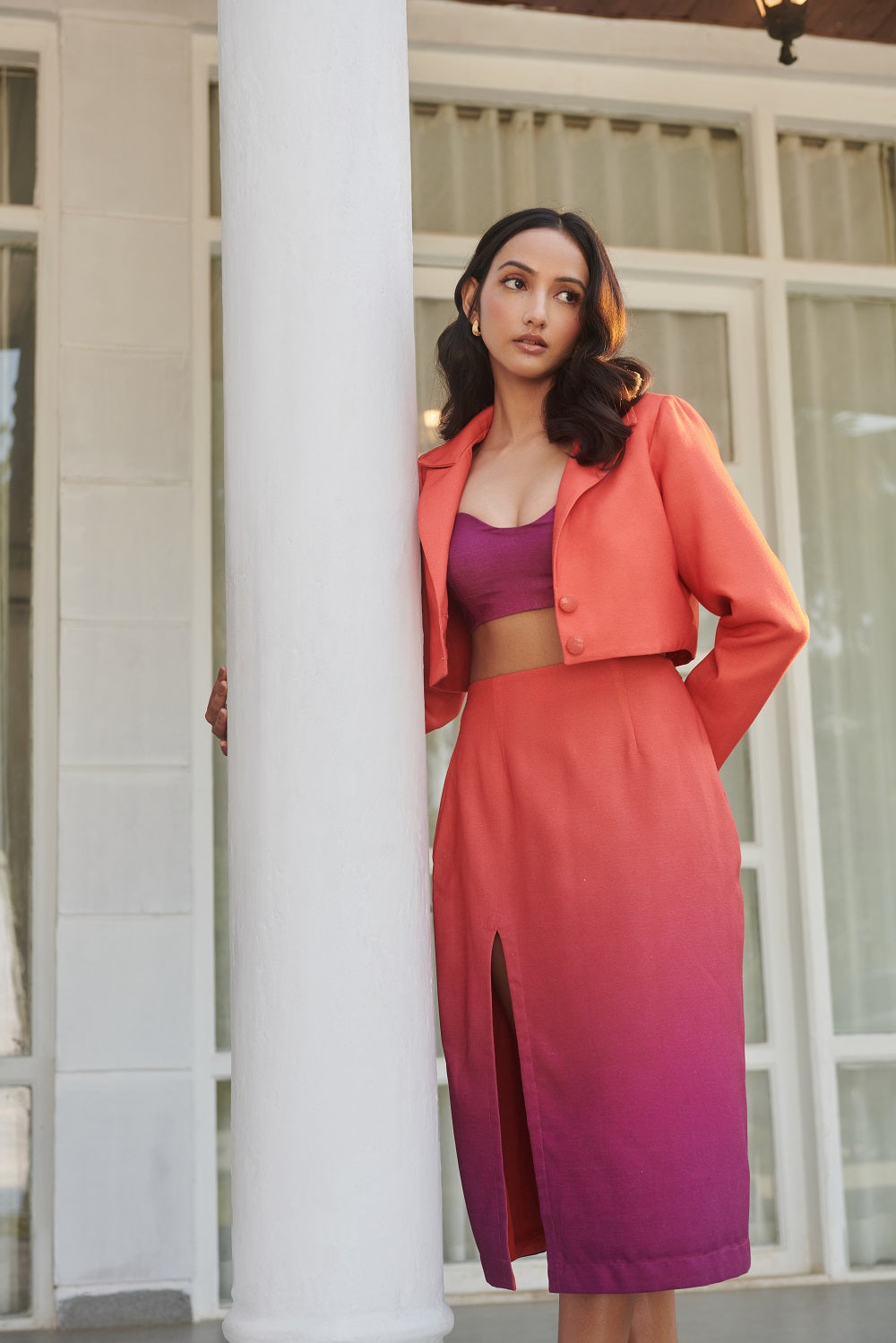 ALYSSA BRALETTE, ALYSSA BLAZER & ALYSSA MIDI SKIRT