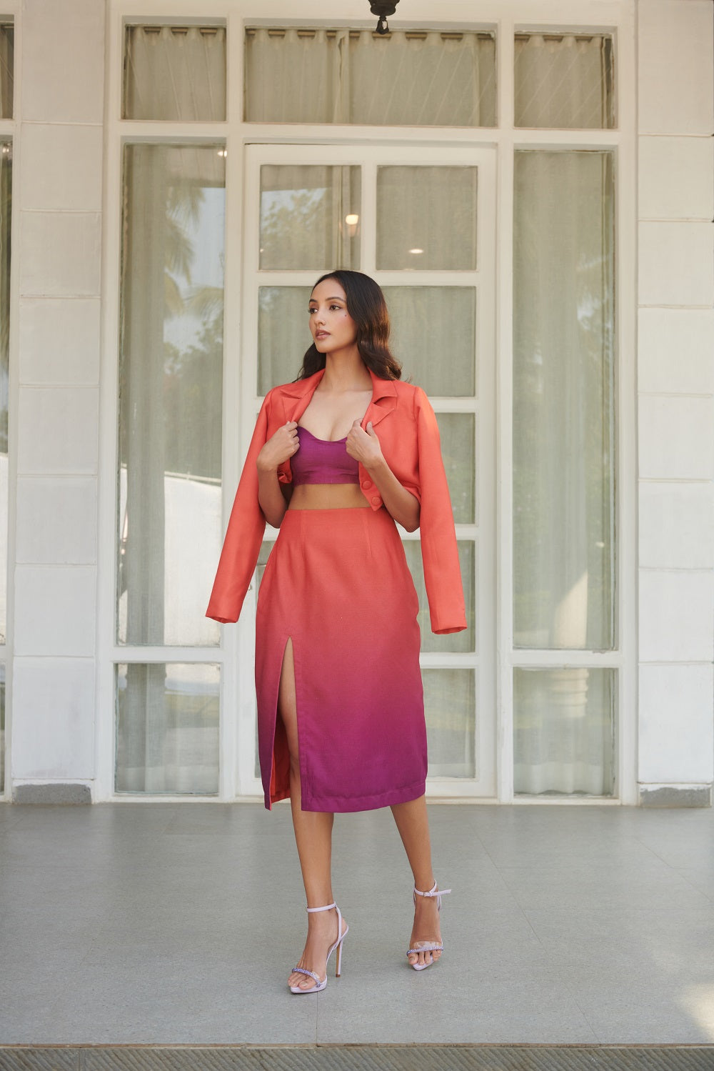 ALYSSA BRALETTE, ALYSSA BLAZER & ALYSSA MIDI SKIRT