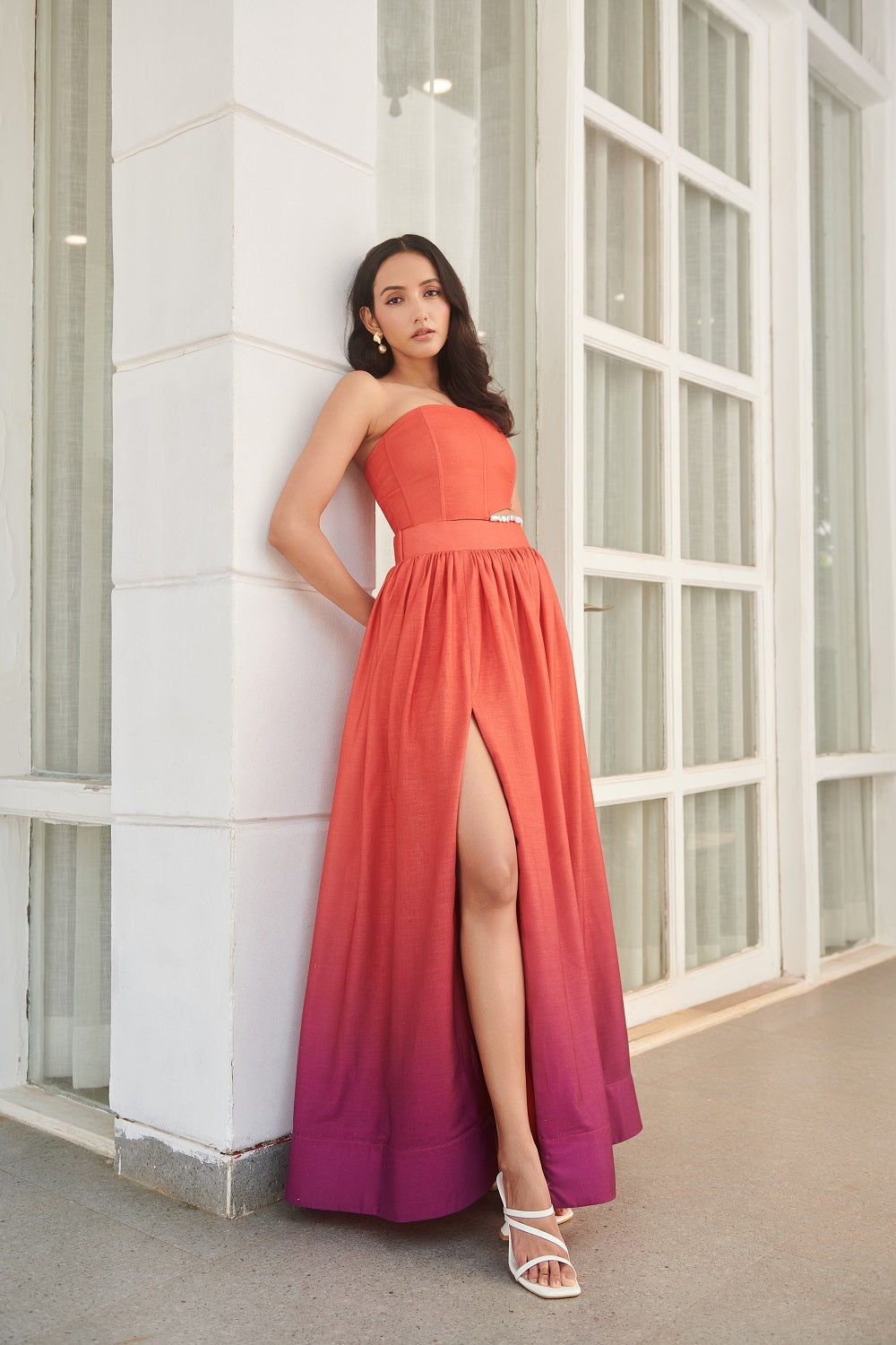 SHARNAMALI IN OUR ALYSSA LONG SKIRT