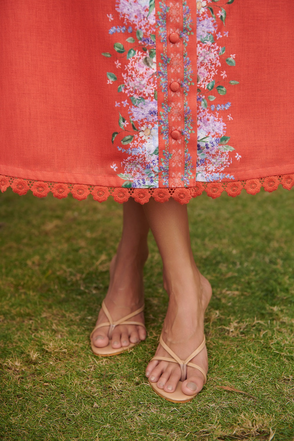 SHARNAMALI IN OUR ZOELLA MIDI DRESS