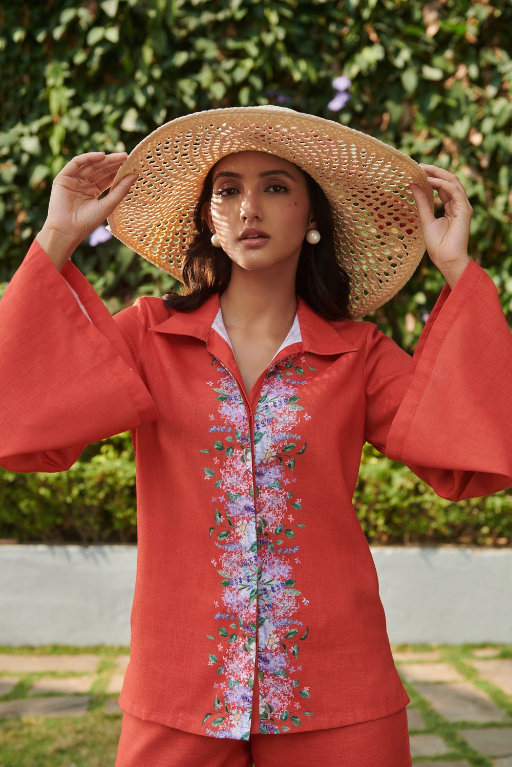 MIRA KAPOOR IN OUR ZOELLA LONG SLEEVE SHIRT
