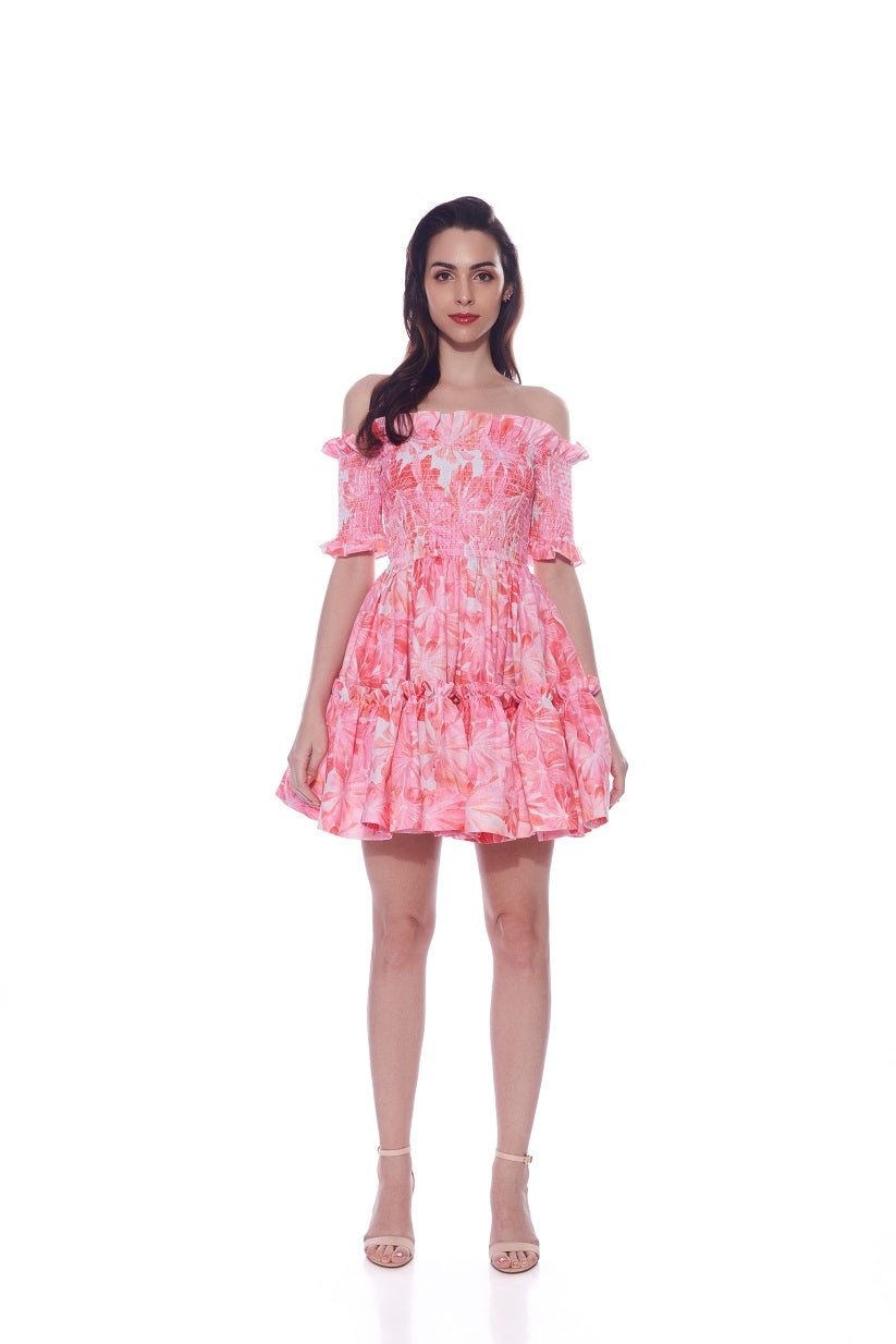 KHUSHNAZ TURNER IN OUR STELLA SHORT DRESS