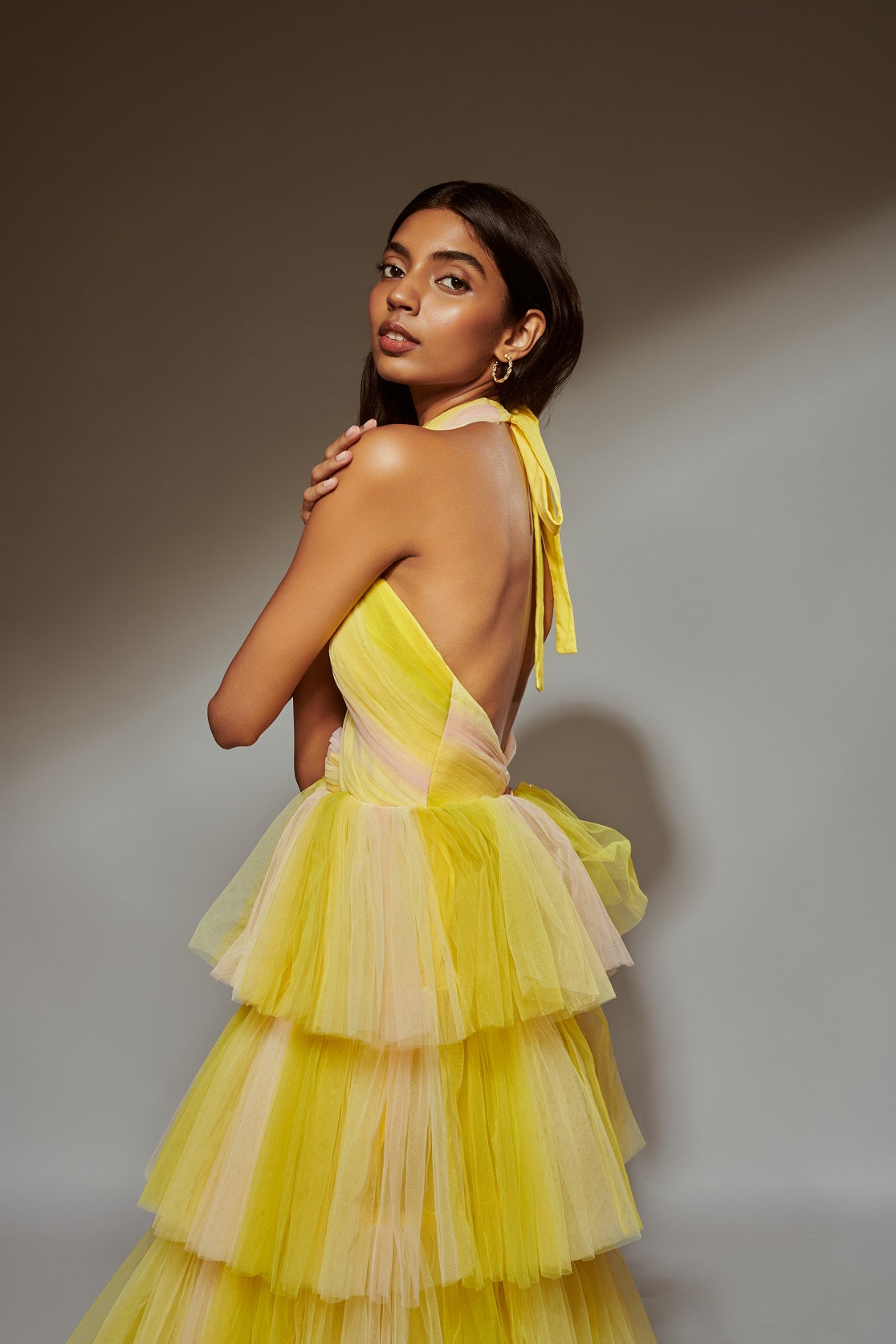 KARISHMA TANNA IN OUR MALINA MIDI DRESS-SUNRISE LEMONADE