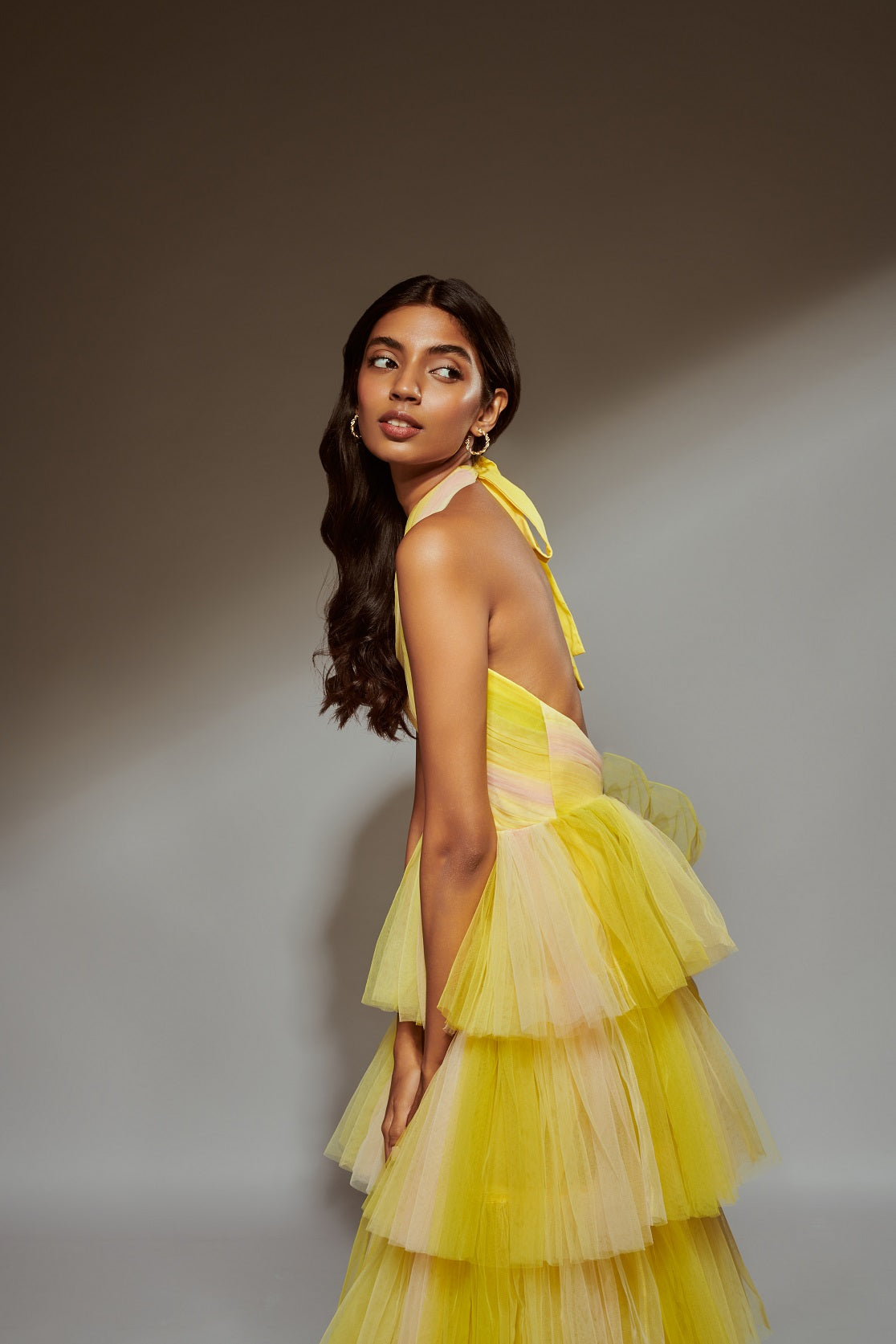 KARISHMA TANNA IN OUR MALINA MIDI DRESS-SUNRISE LEMONADE