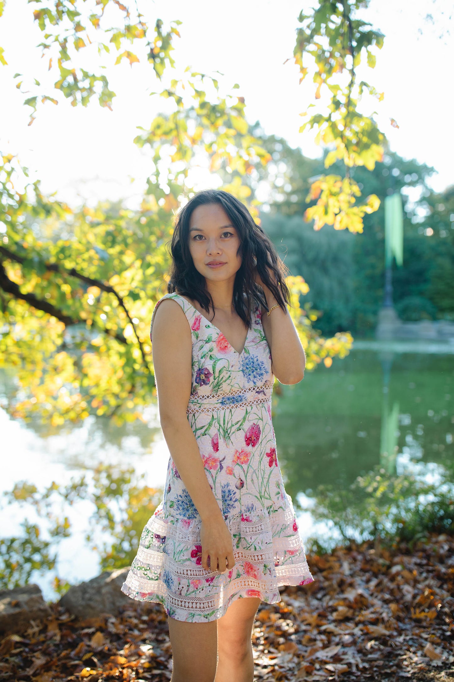 ALISHA PEKHA IN OUR ZINNIA SHORT DRESS