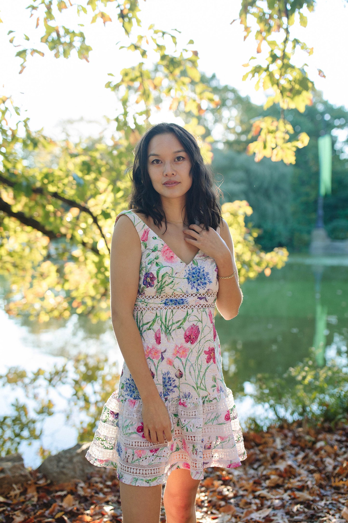 ALISHA PEKHA IN OUR ZINNIA SHORT DRESS
