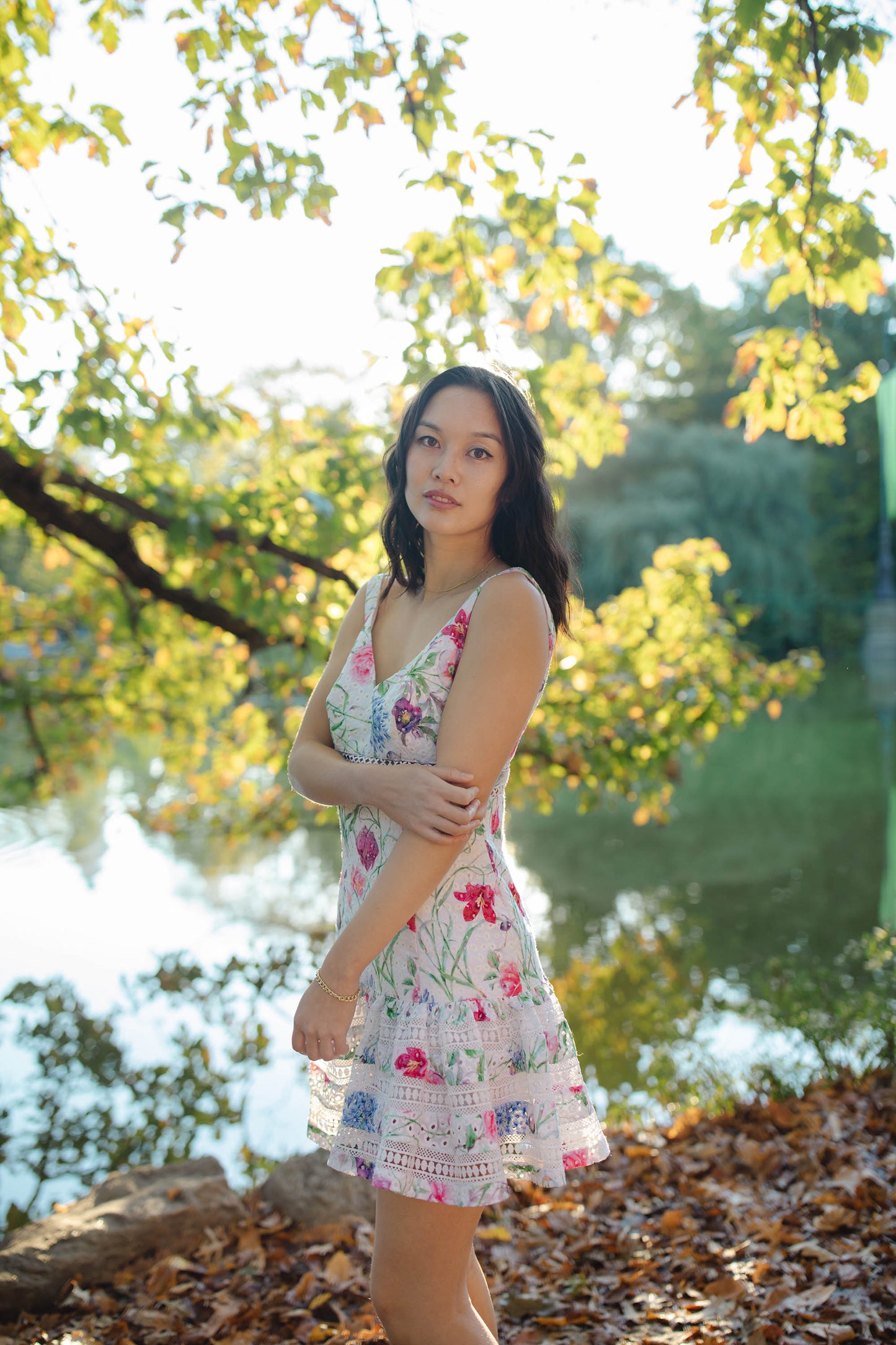 ALISHA PEKHA IN OUR ZINNIA SHORT DRESS