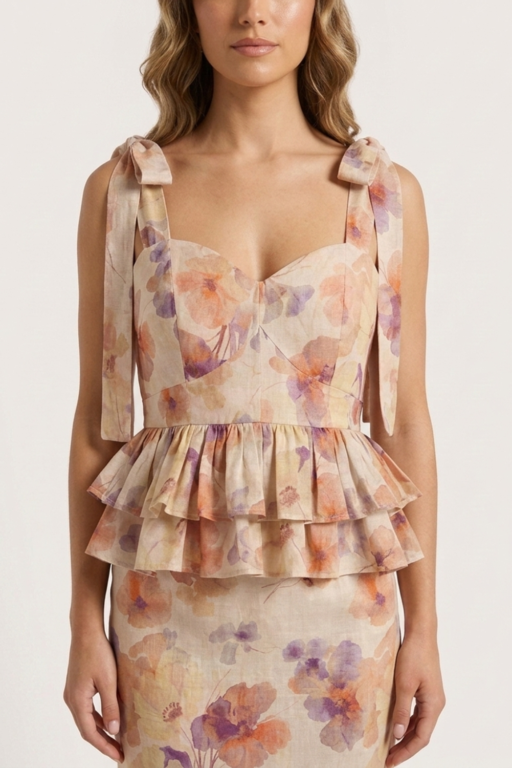 CAPRI PEPLUM TOP