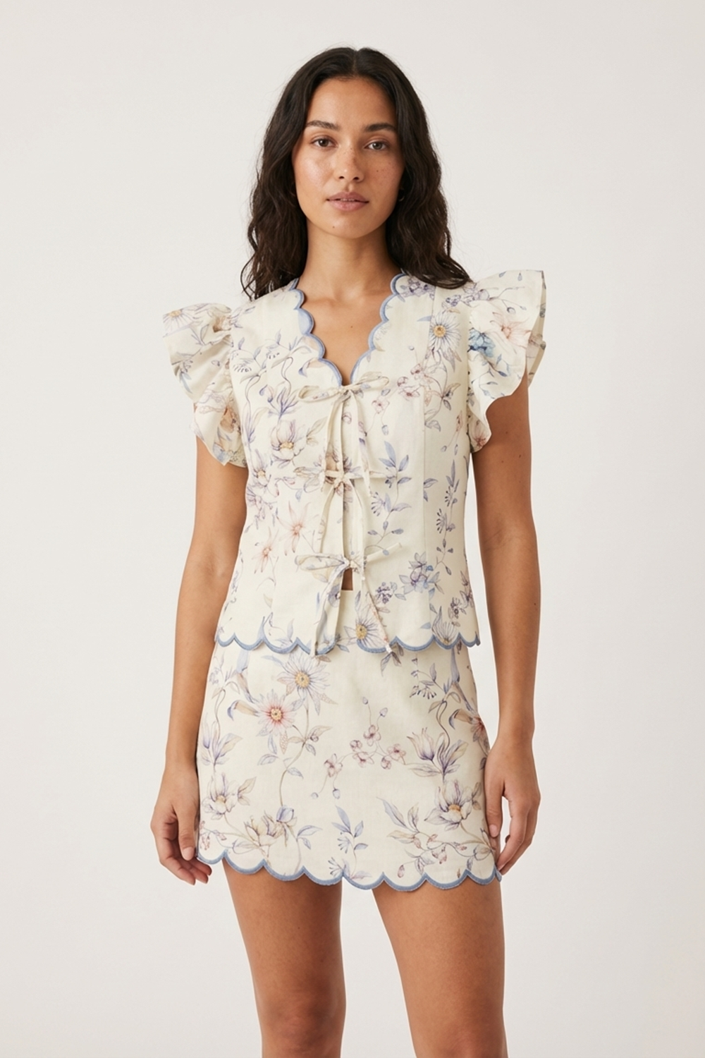 CLEA SCALLOPED SHIRT