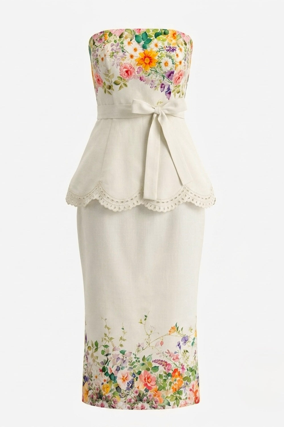 FIORA TUBE BLOUSE AND MIDI SKIRT