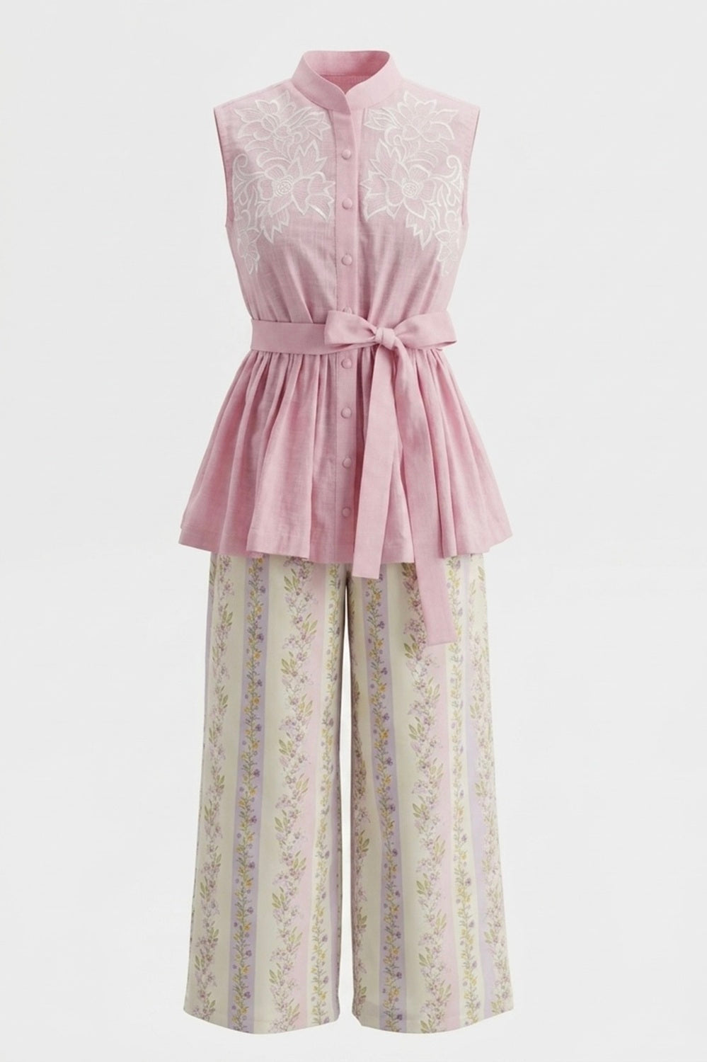 HANA BLOUSE AND SAGE TROUSER