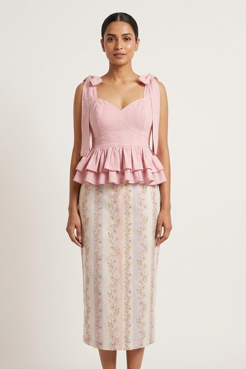 SAGE MIDI SKIRT